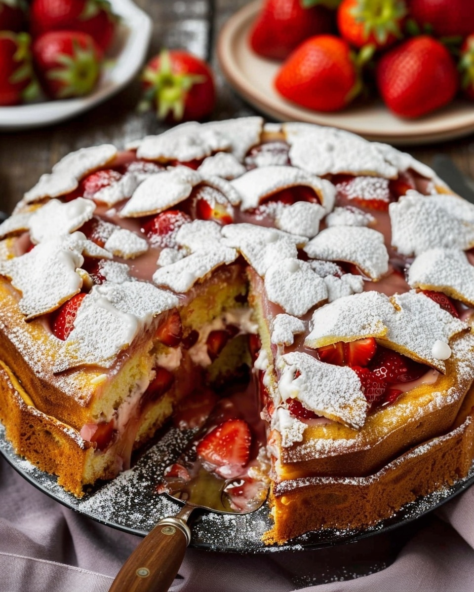 Jordgubbstårta: Swedish Strawberry Cake with Chamomile