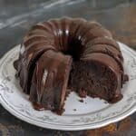 Keto Cream Cheese Chocolate Pound Cake
