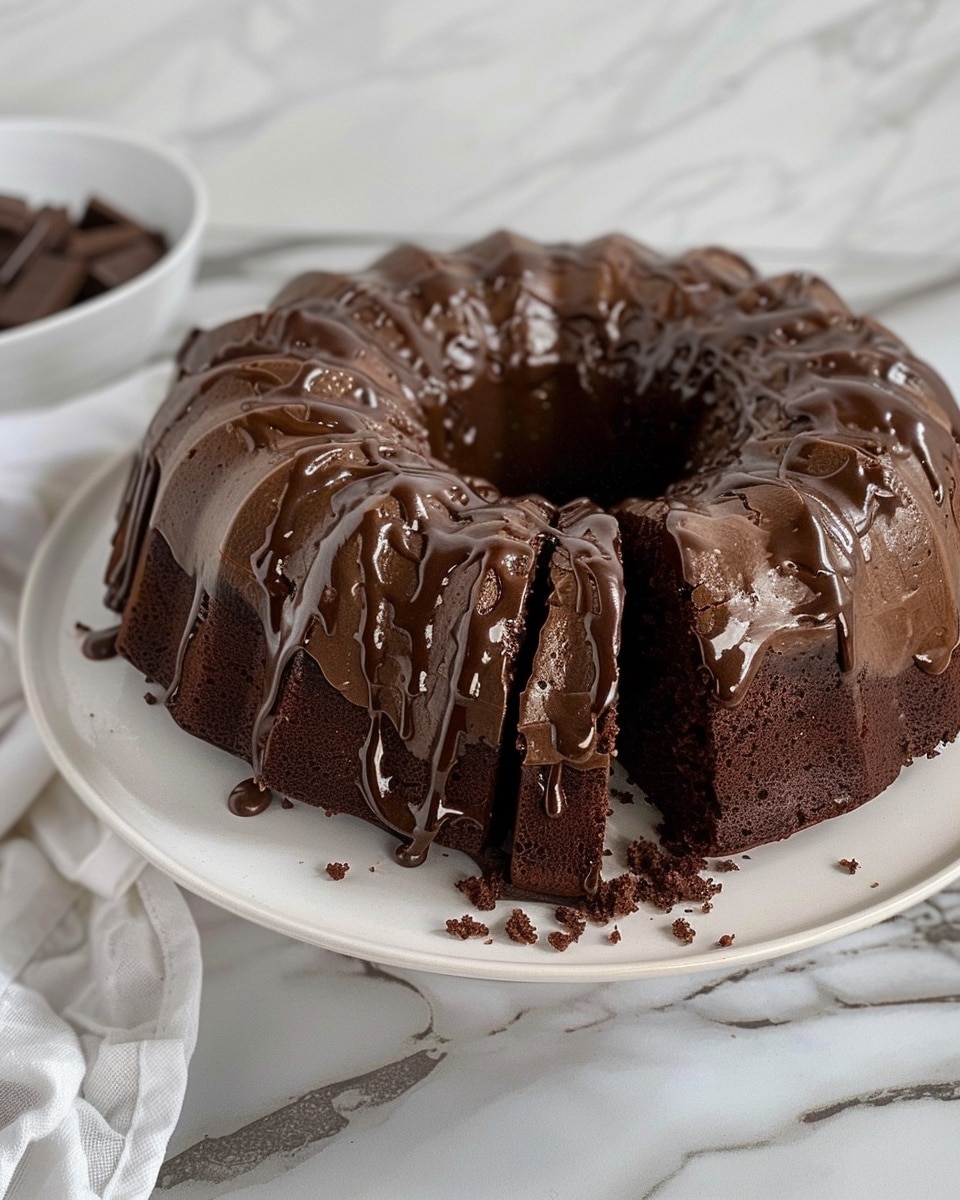 Keto Cream Cheese Chocolate Pound Cake