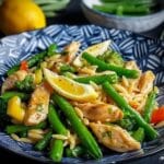 How To Make Lemon Chicken & Veggie Orzo Stir Fry
