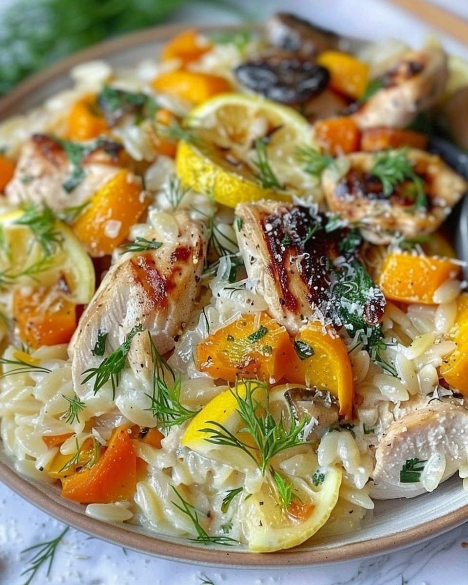How To Make Lemon Chicken & Veggie Orzo Stir Fry