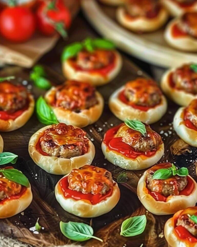 Mini Pizza Burgers