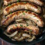 Slow Cooker Bangers and Onions