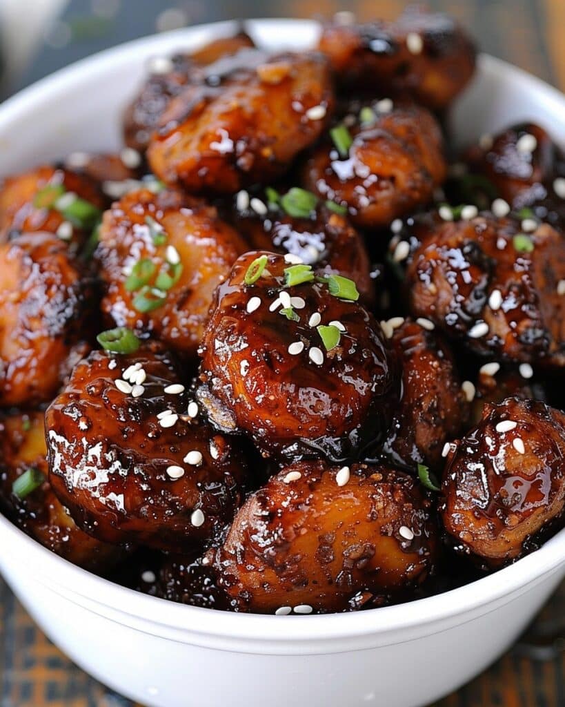 Slow Cooker 3-Ingredient Balsamic Glazed Baby Potatoes