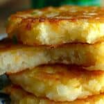 Onion and Cheddar Mashed Potato Cakes