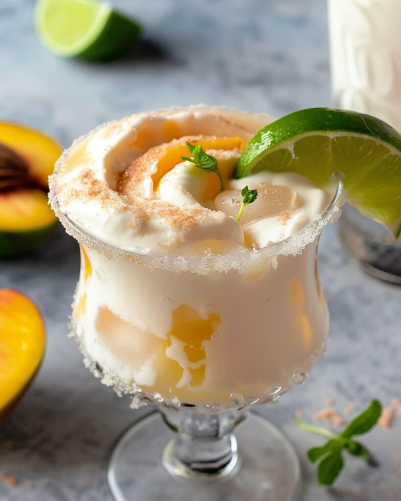 Peaches and Cream Mocktail