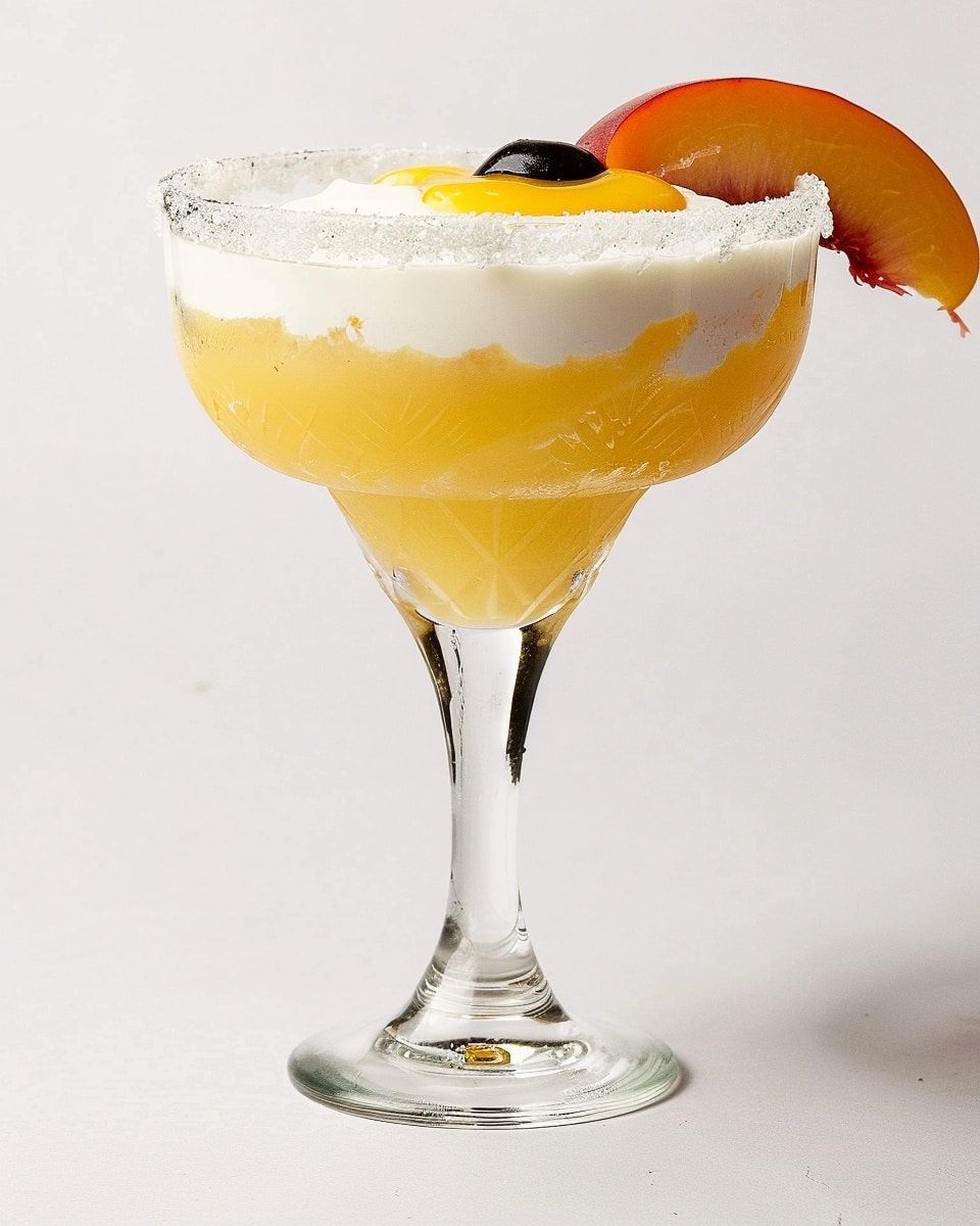 Peaches and Cream Mocktail
