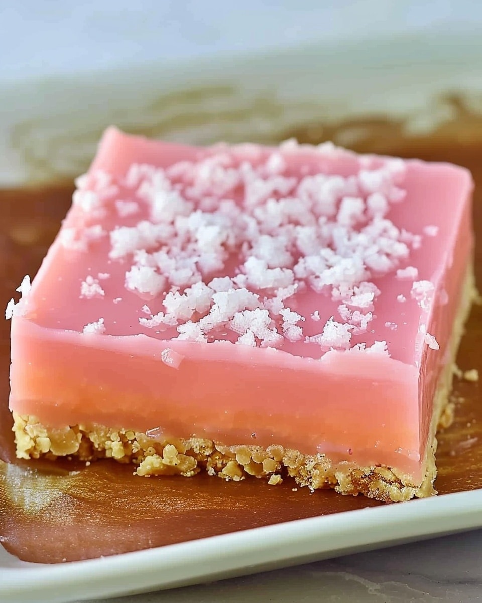 Pink Grapefruit Dessert Bars