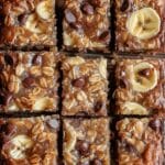 Protein Banana Oat Breakfast Squares