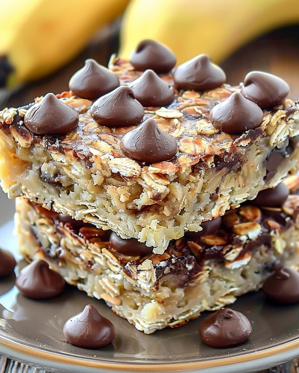 Protein Banana Oat Breakfast Squares