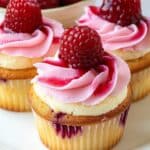 Raspberry Cheesecake Cupcakes