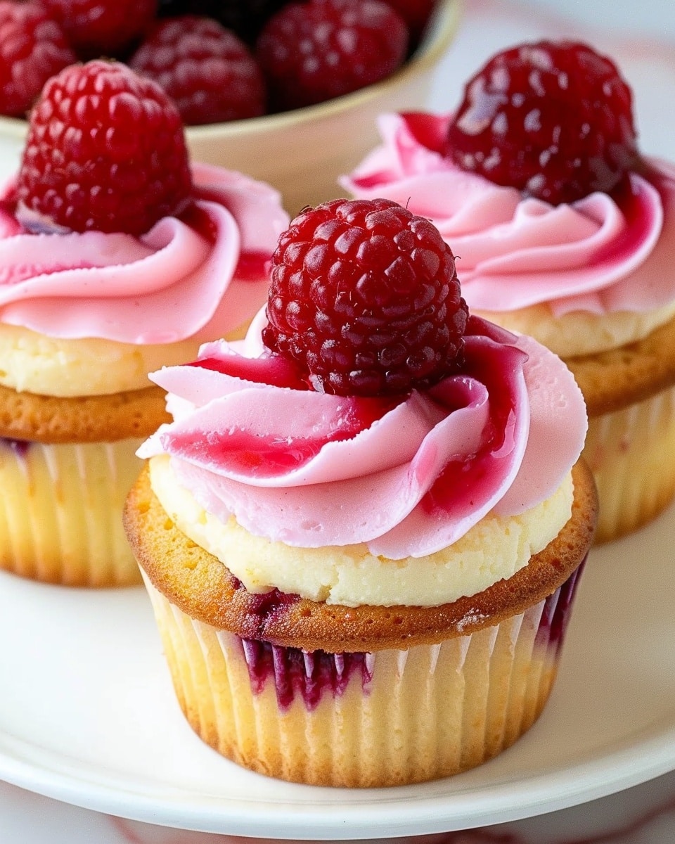 Raspberry Cheesecake Cupcakes