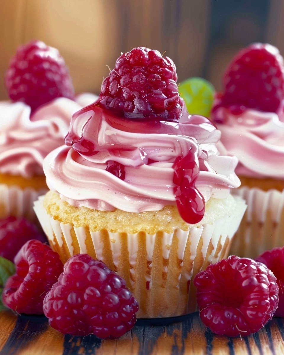 Raspberry Cheesecake Cupcakes