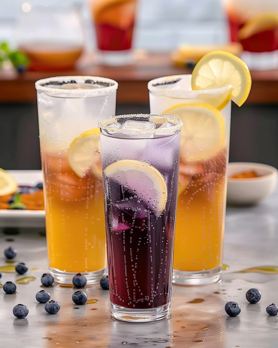 Refreshing Homemade Blueberry Lemonade