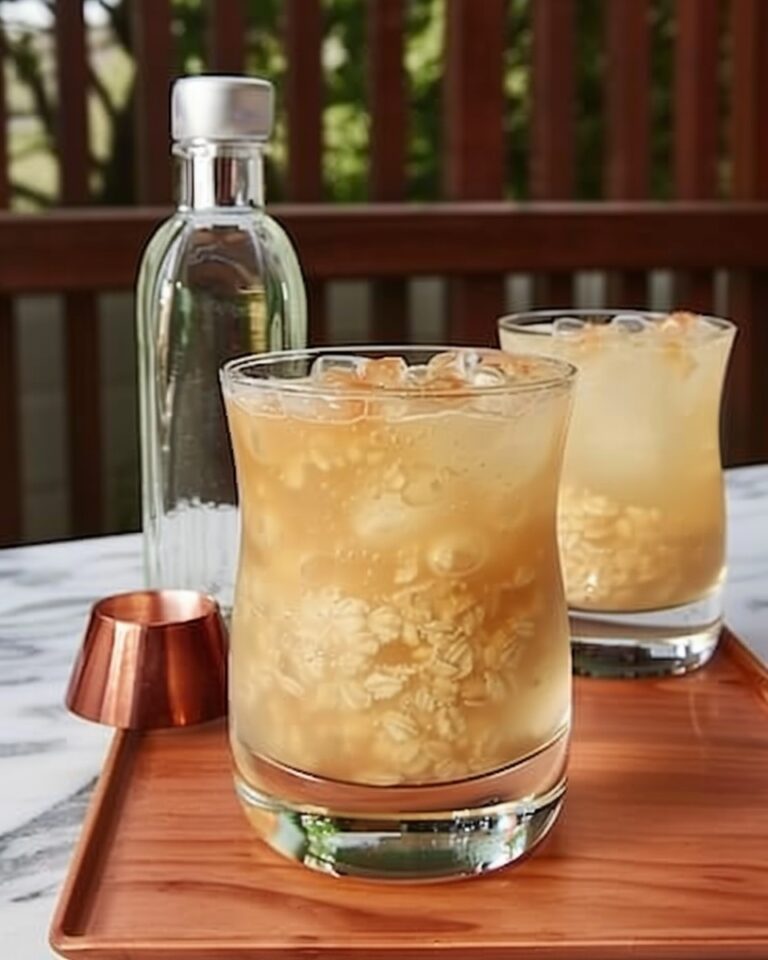 Refreshing Oatmeal Drink (Agua de Avena)