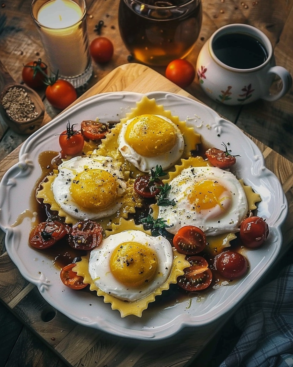 How To Make Ricotta and Lemon Zest Ravioli with Burst Tomatoes and Burrata
