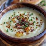 Roasted Garlic Potato Soup