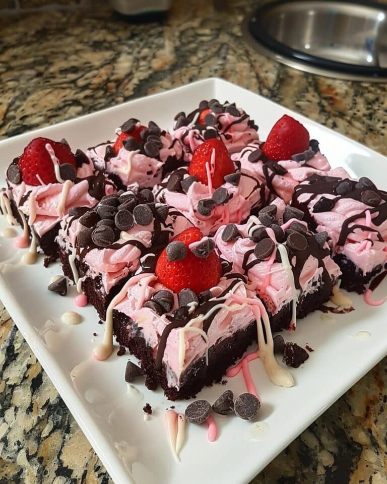 Strawberry Chocolate Chip Keto Bars