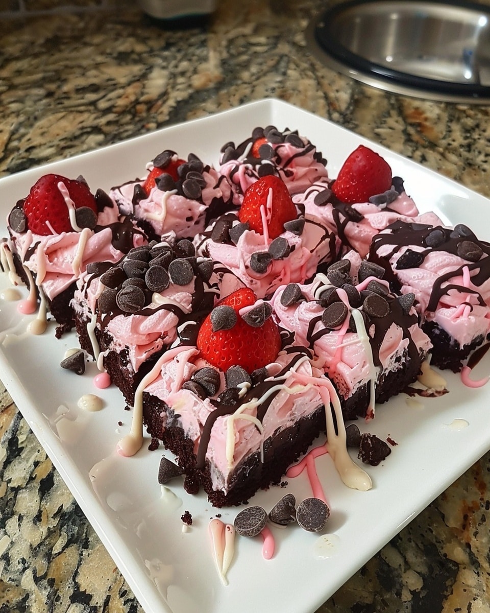 Strawberry Chocolate Chip Keto Bars