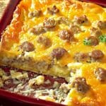 Sausage & Crescent Roll Breakfast Casserole
