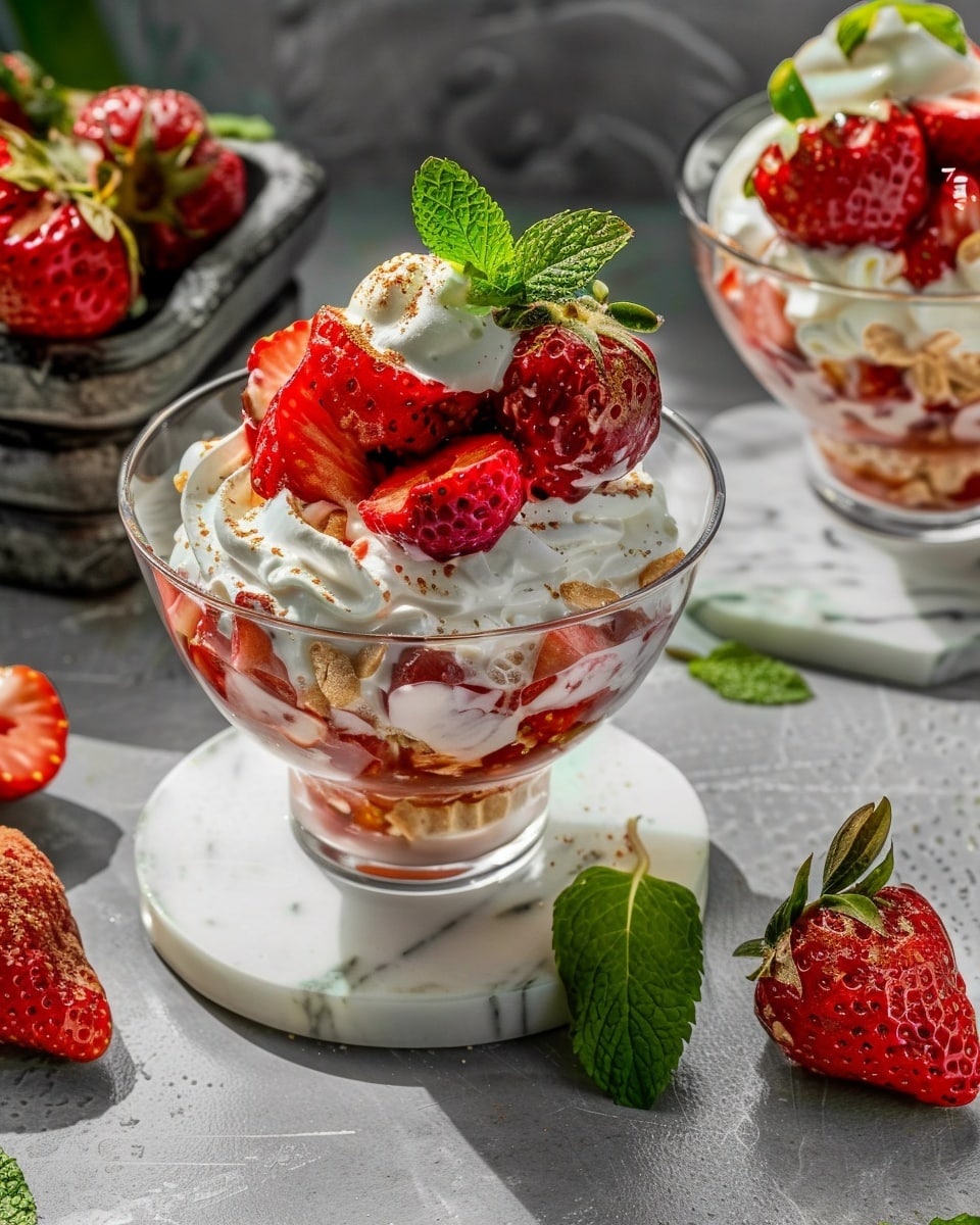 Strawberry Cream Parfaits