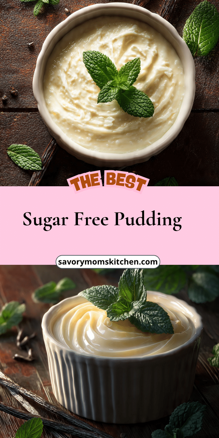 Sugar-Free Pudding | Savory Mom Kitchen
