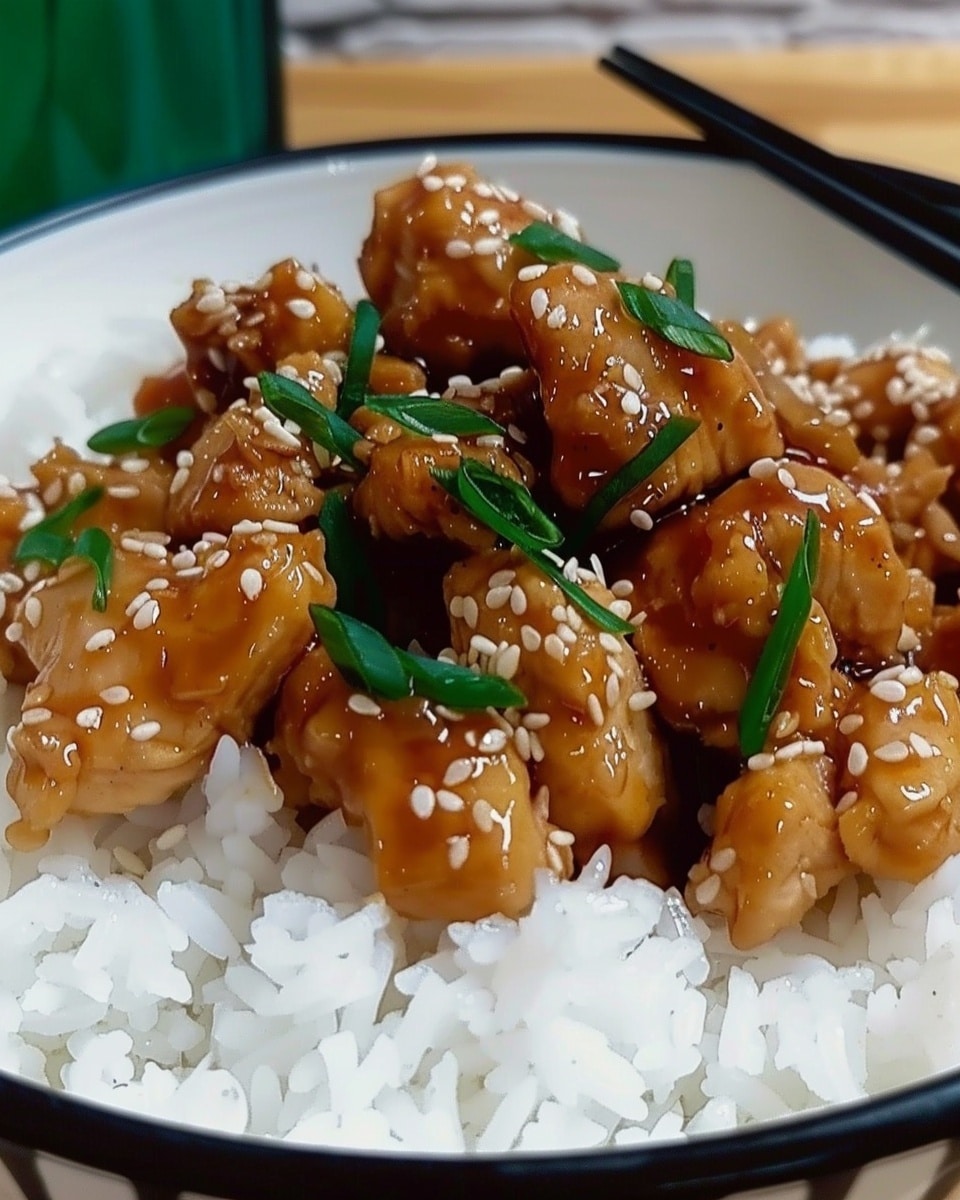Teriyaki Chicken with Rice and Sesame