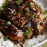 Teriyaki Chicken with Rice and Sesame