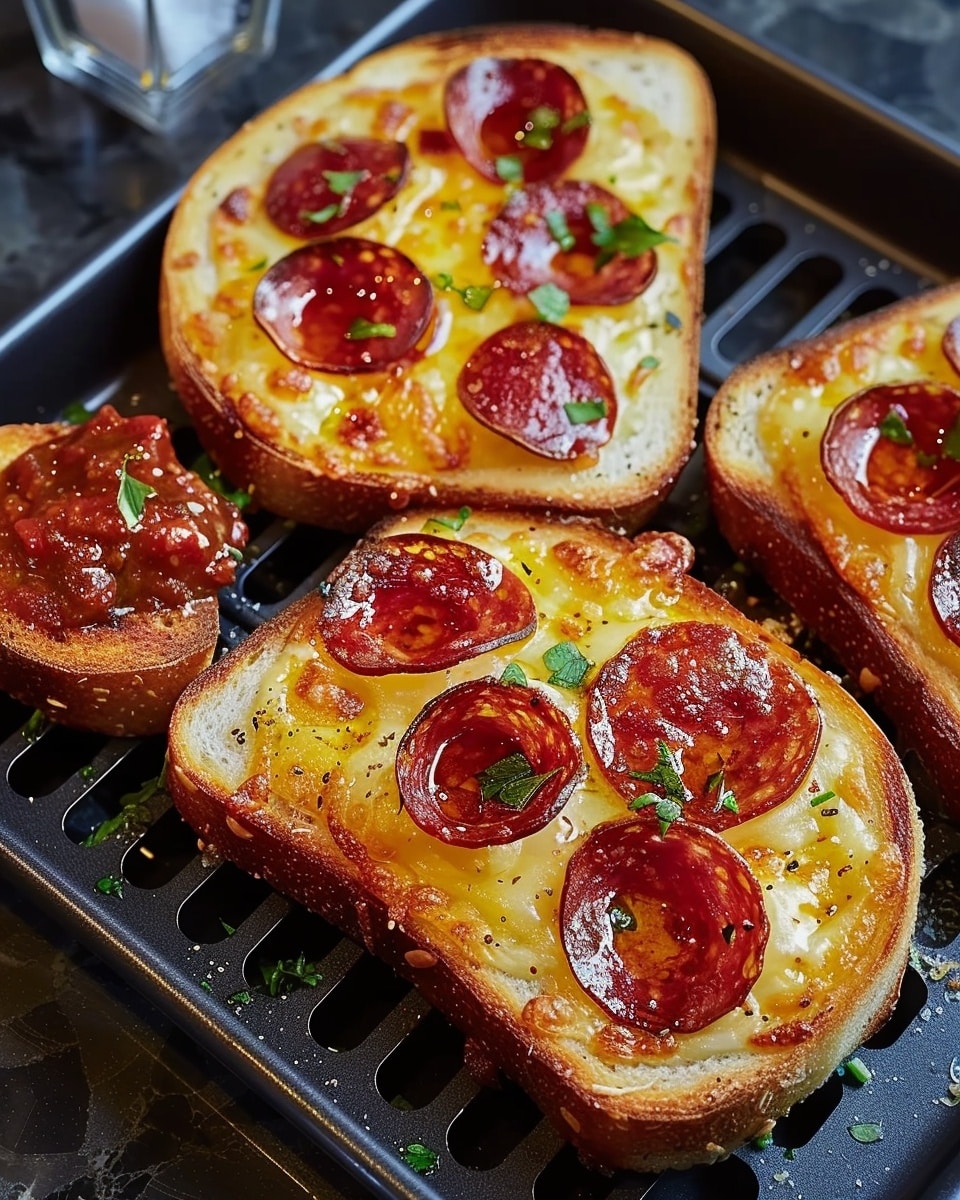 Texas Toast Pizza in Air Fryer