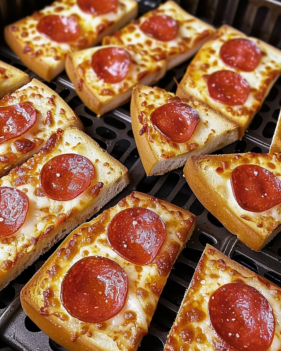 Texas Toast Pizza in Air Fryer