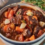 Veal Stew with Horseradish Cream Sauce
