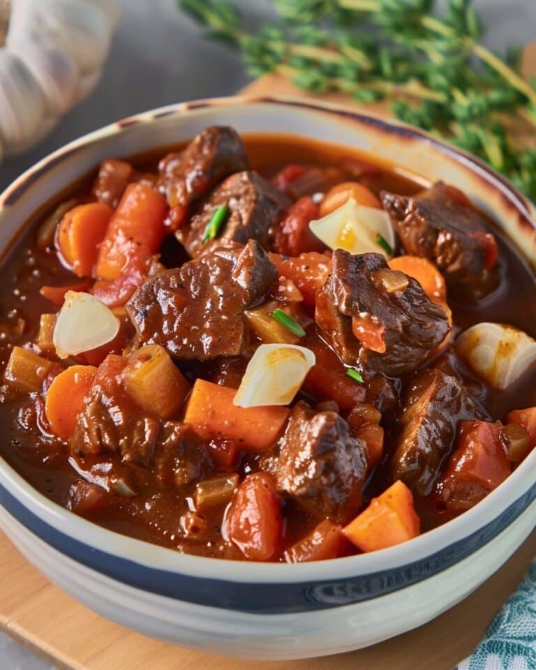 Veal Stew with Horseradish Cream Sauce