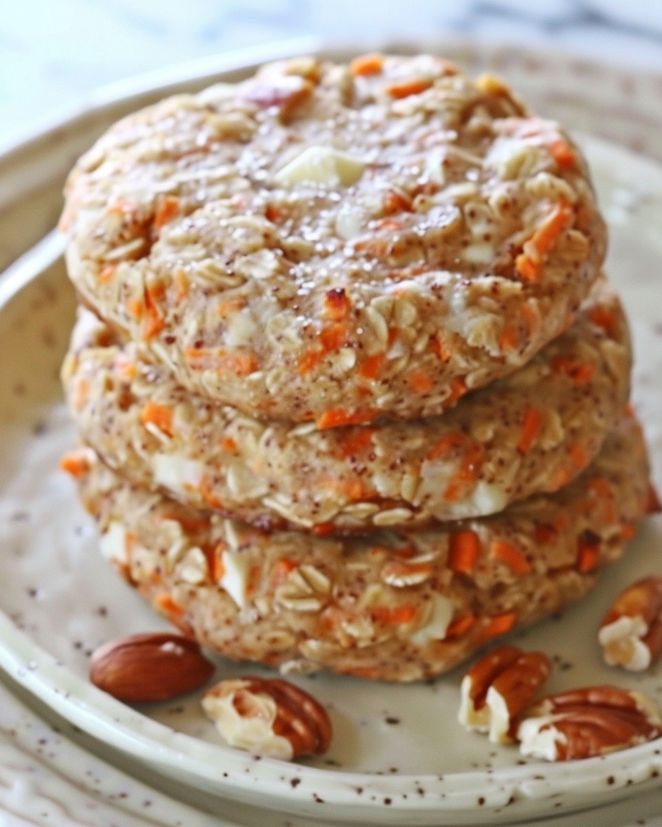 Vegan Carrot Cake Cottage Cheese Breakfast Cookies