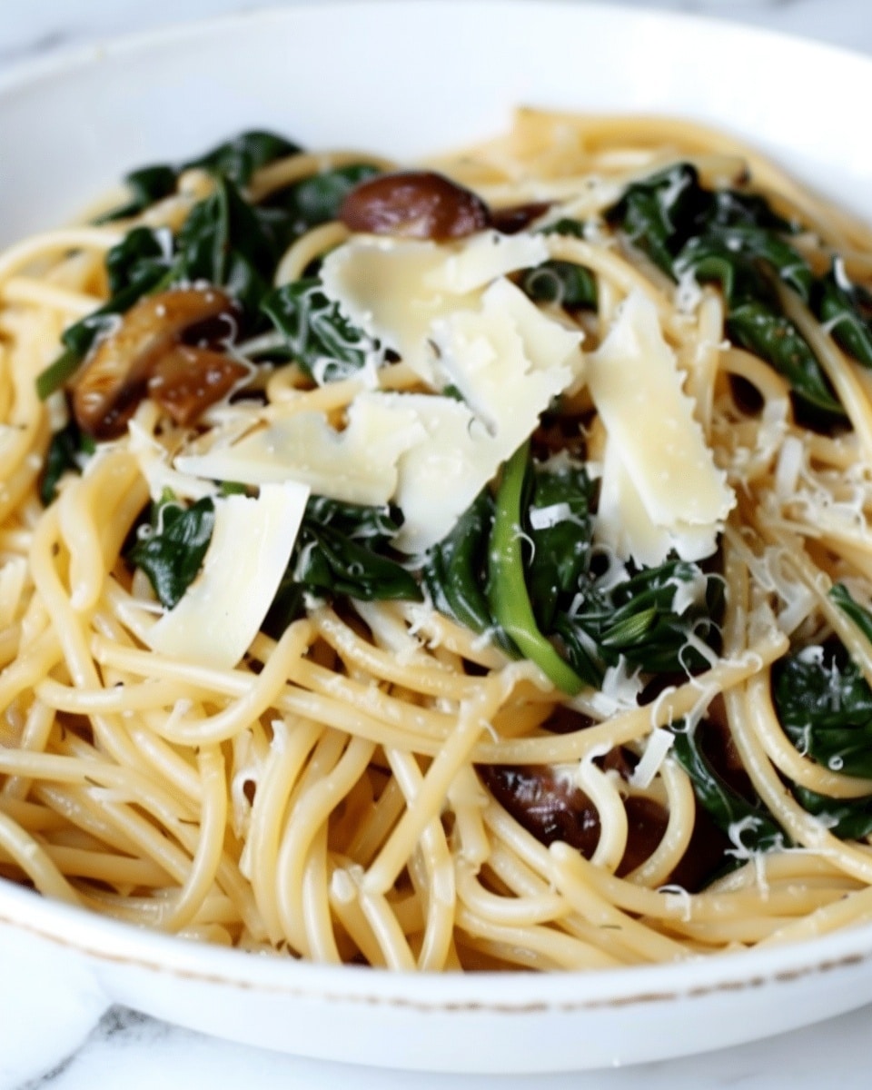 Vegan Spaghetti with Garlic & Spinach