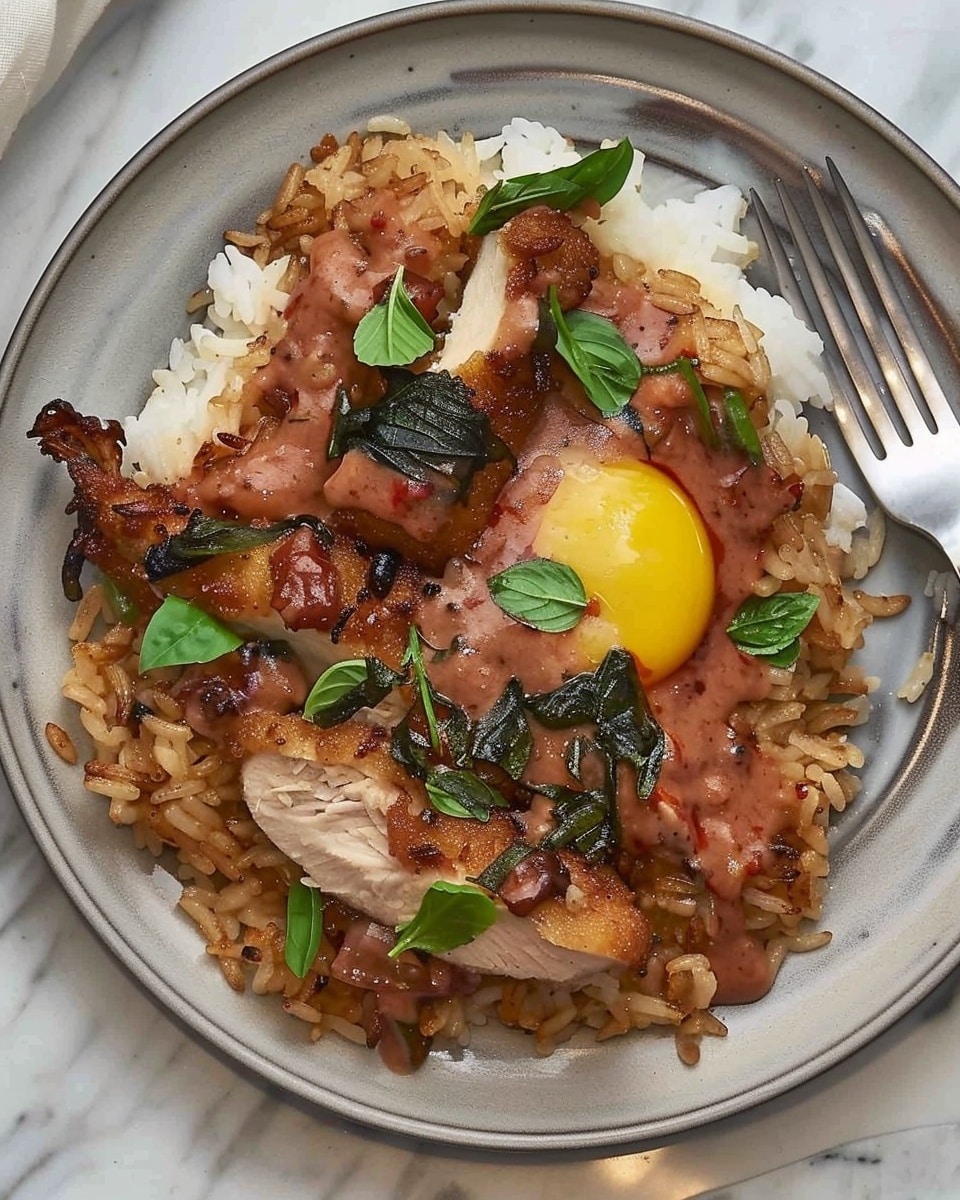 Viral Crispy Rice Chicken Bowl