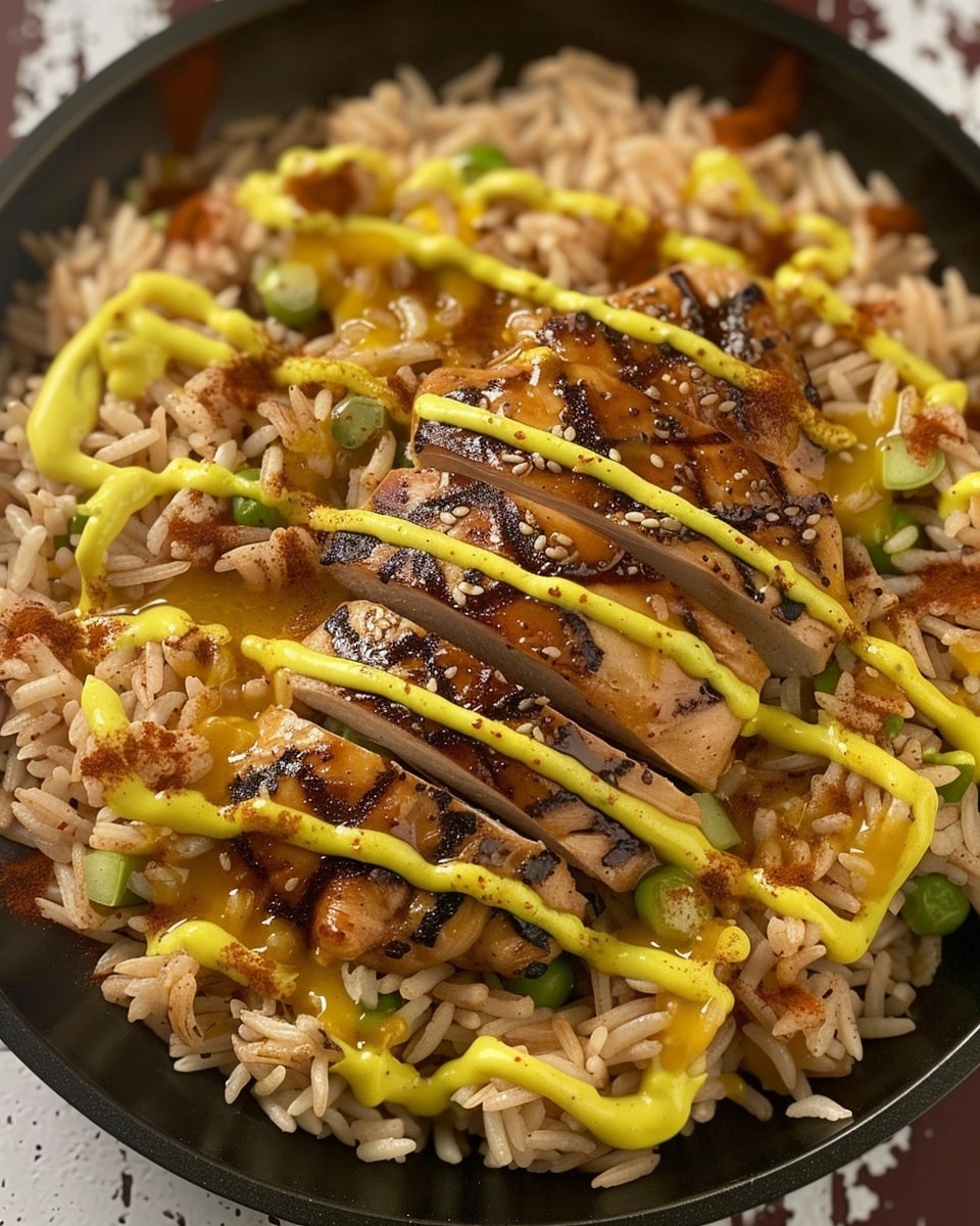 Viral Crispy Rice Chicken Bowl