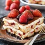 White Chocolate Strawberry Tiramisu