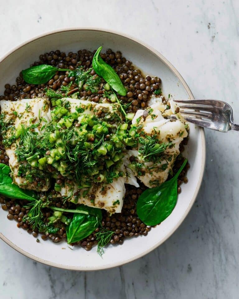 Fish and Lentils With Sauce Rof Recipe