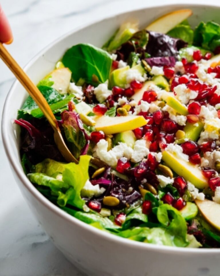 Favorite Green Salad with Apples, Cranberries, and Pepitas Recipe