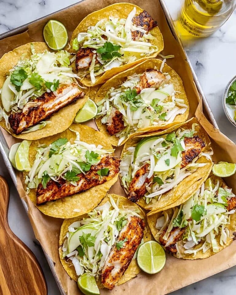 Crispy Mahi Mahi Tacos with Cilantro Lime Crema Recipe