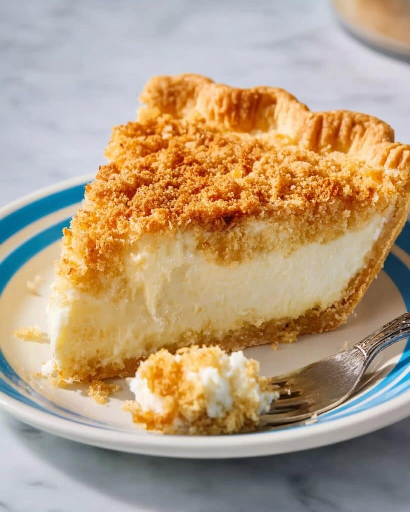 Magic Coconut Pie: Creamy, Fluffy, and Surprisingly Easy Layered Delight Recipe