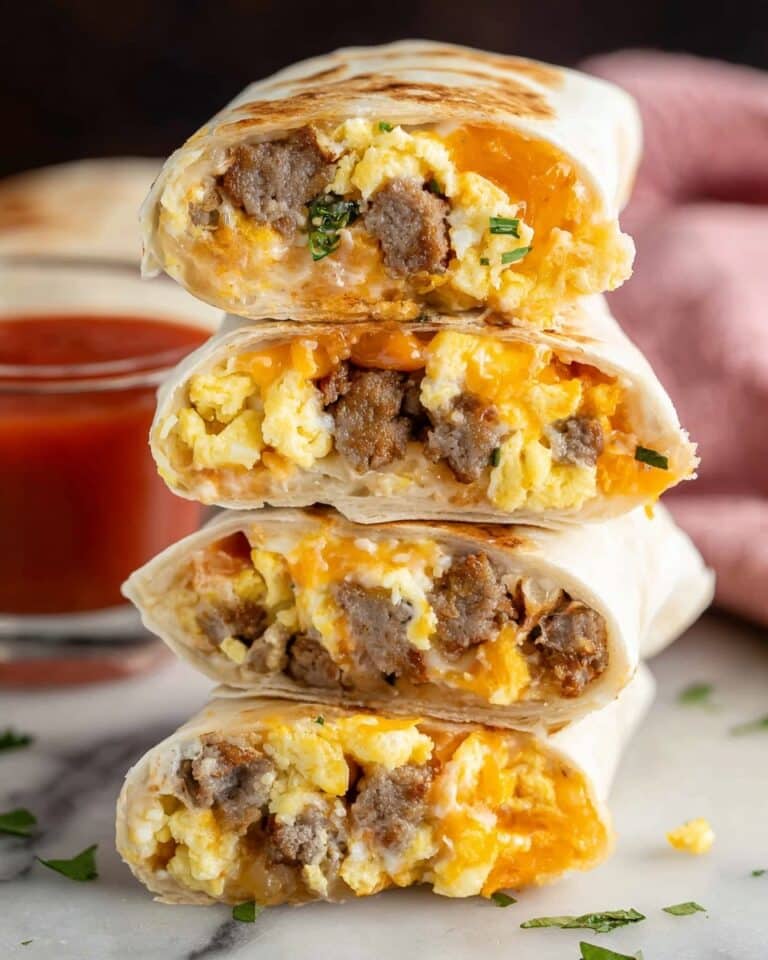 Easy Freezer Breakfast Burritos Recipe