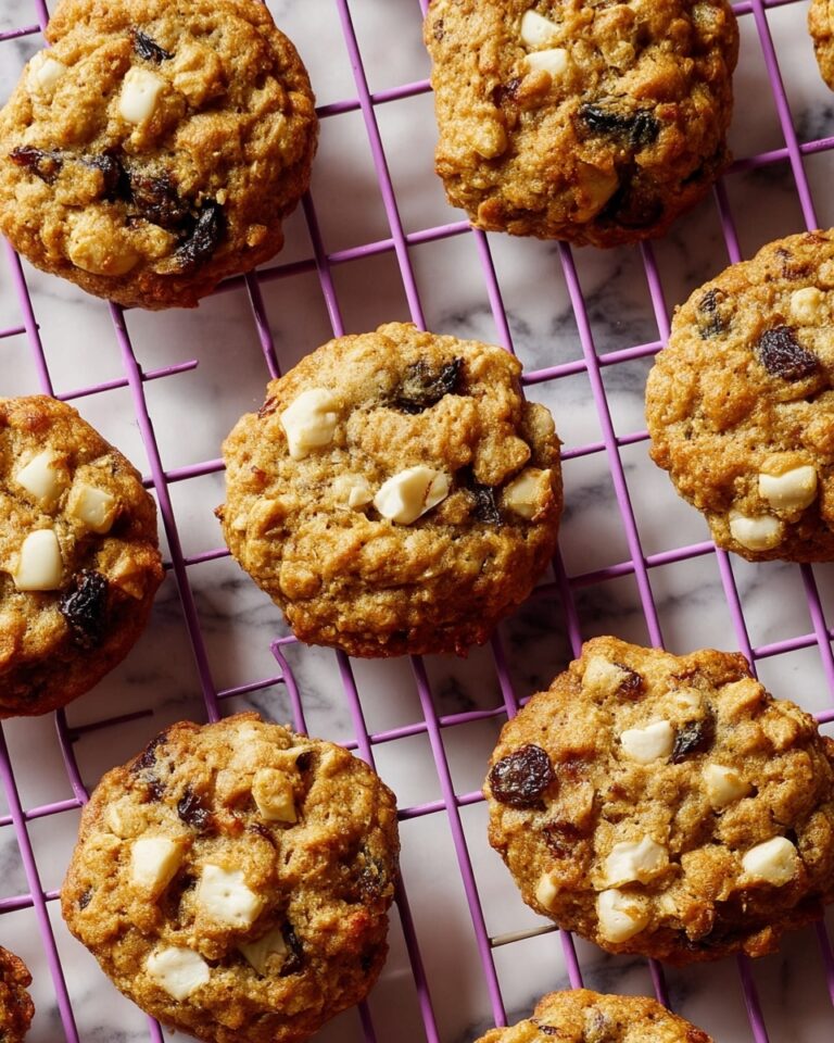 White Chocolate Cranberry Oatmeal Cookies Recipe