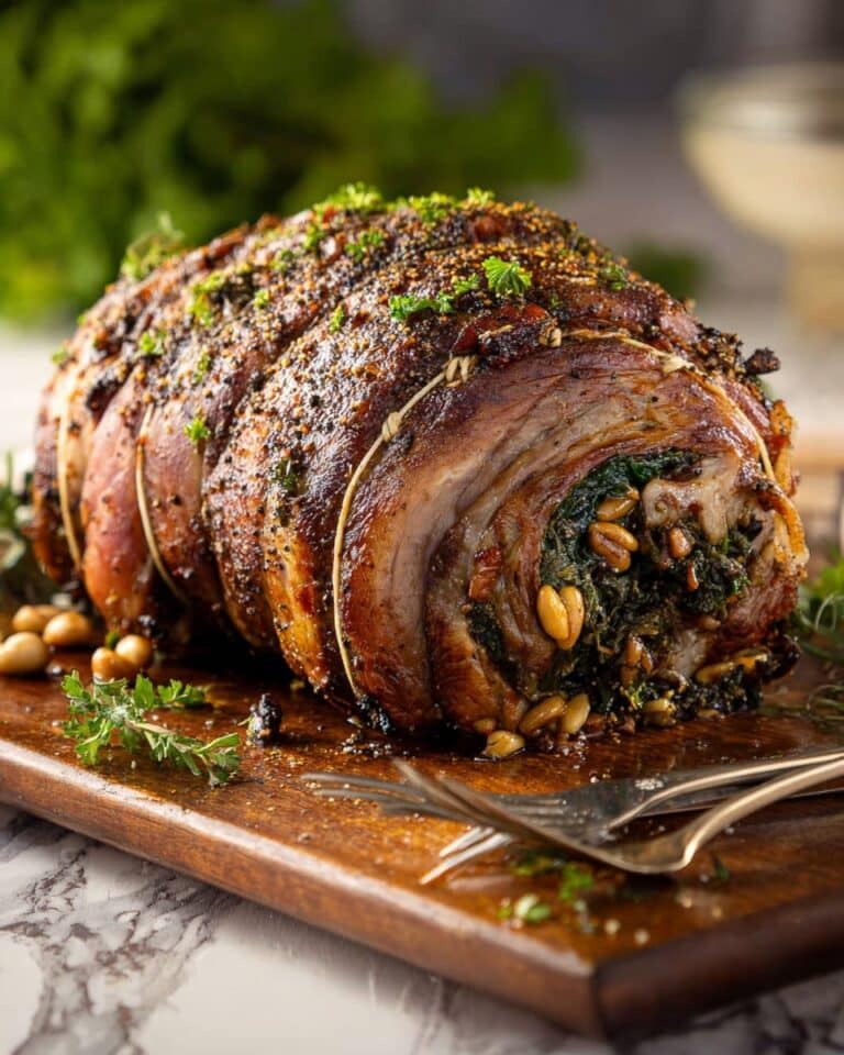 Tender Italian Roast Lamb with Garlic, Rosemary, and Potatoes Recipe
