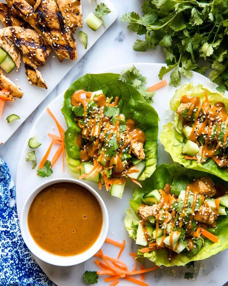 Copycat Cheesecake Factory Thai Chicken Lettuce Wraps Recipe