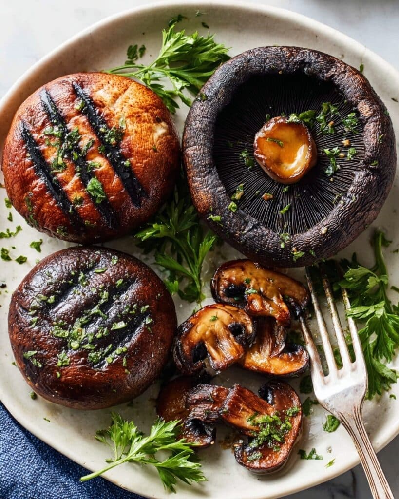 Grilled Portobello Mushrooms with Balsamic Marinade Recipe
