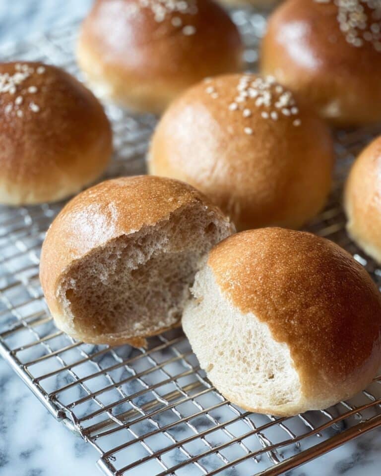 Soft and Fluffy Hamburger Buns with Fresh Milled Whole Wheat Flour Recipe