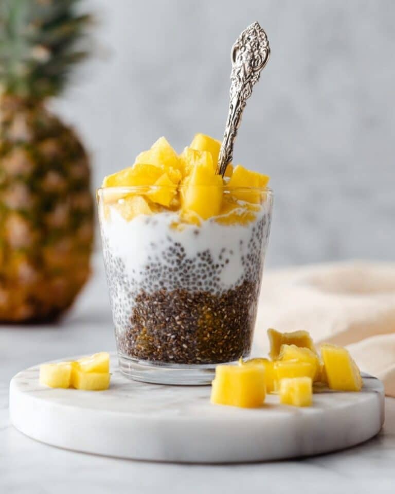 Pineapple Chia with Cottage Cheese Recipe