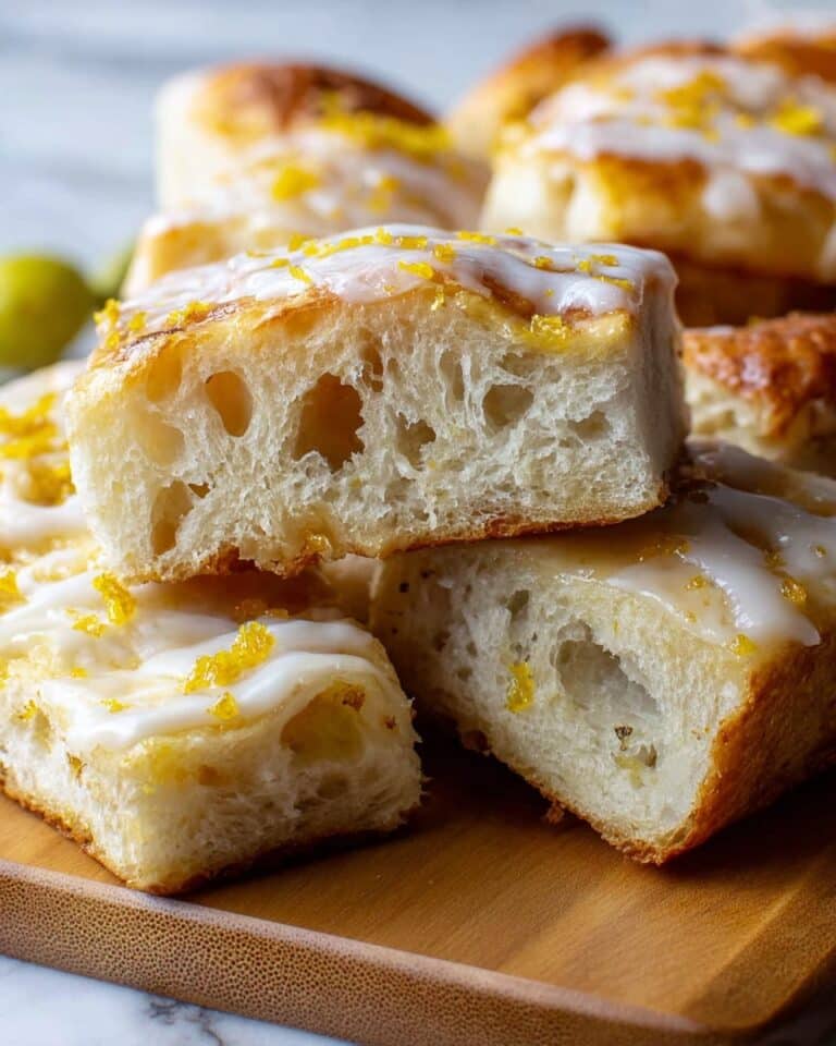 Sweet Lemon Sourdough Focaccia Recipe