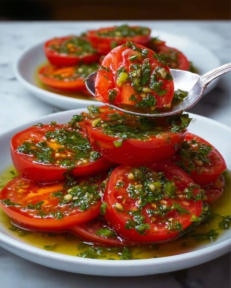 Magic Tomato Salad with Spiced Infused Olive Oil Recipe